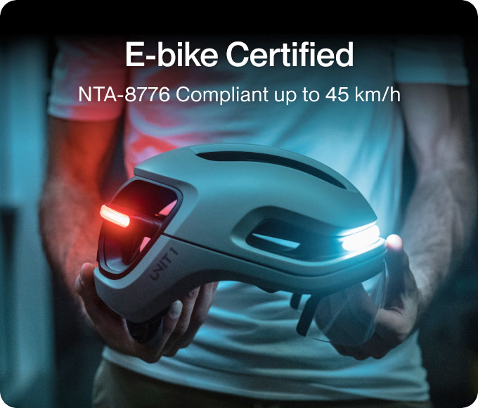 Introducing AURA by UNIT 1: The Next-Gen Hybrid Smart Helmet for E-Bike Enthusiasts