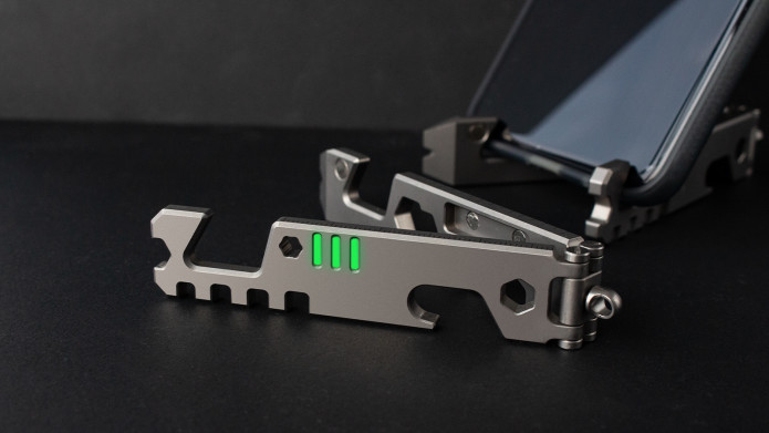 AceStand: The Ultimate Titanium Multitool Phone Stand 