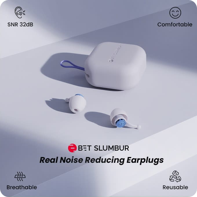 Introducing BET SLUMBUR Advanced Real Noise Reducing Earplugs